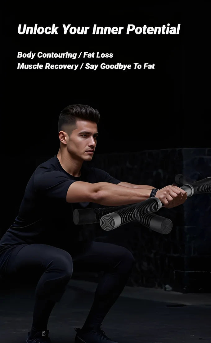 Cordless battle rope workout benefits including body contouring, fat loss, and muscle recovery
