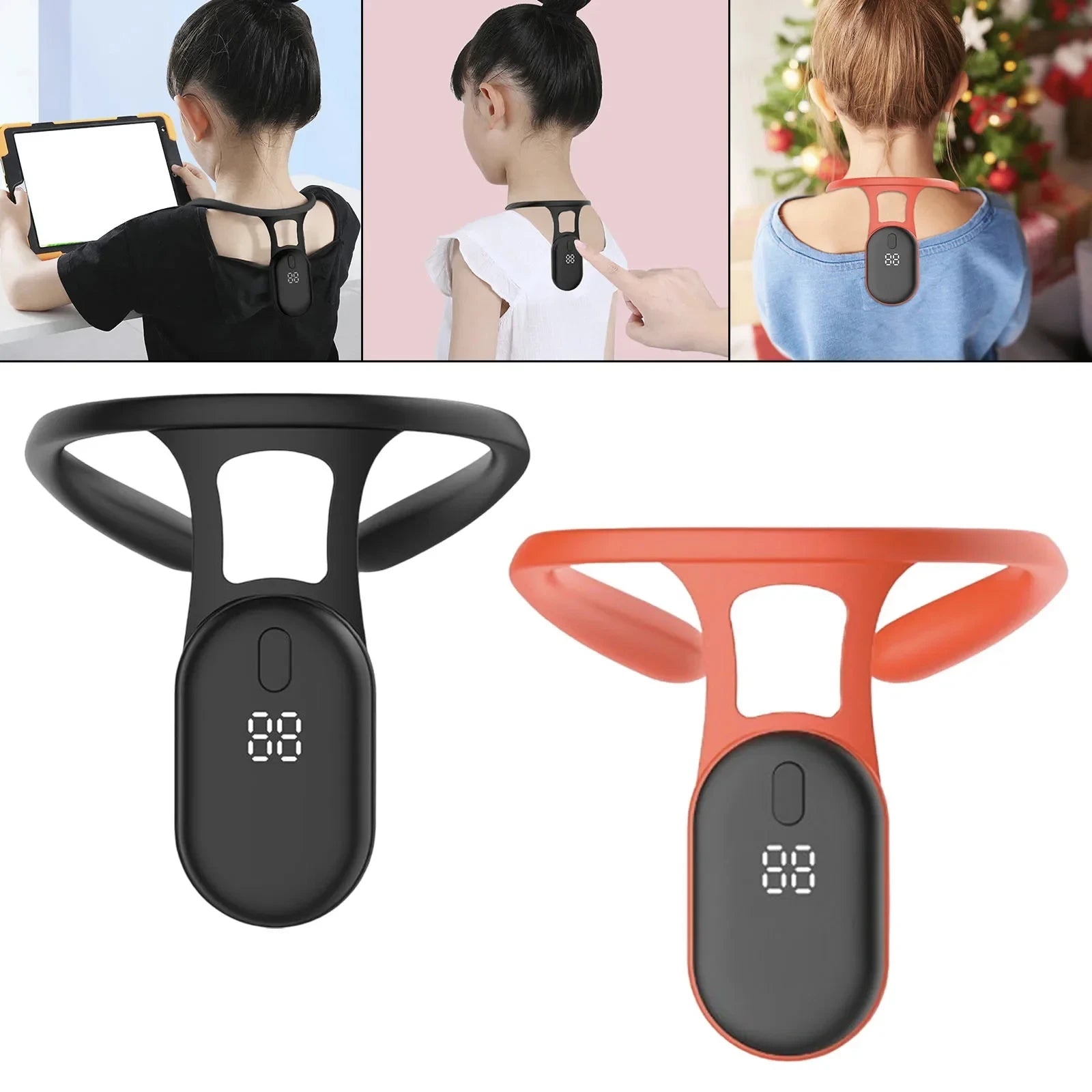 Smart vibration posture corrector being worn under clothing for office use
