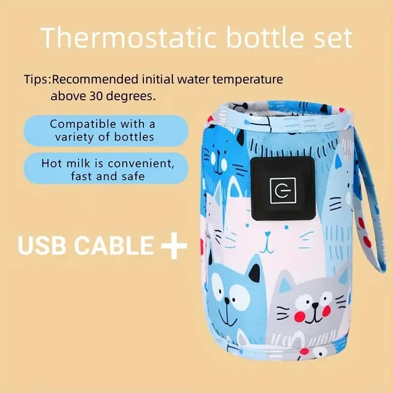 Baby milk warmer compatible with standard bottles

