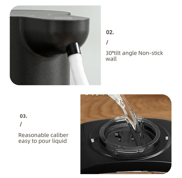 Waterproof touchless soap dispenser perfect for bathroom use
