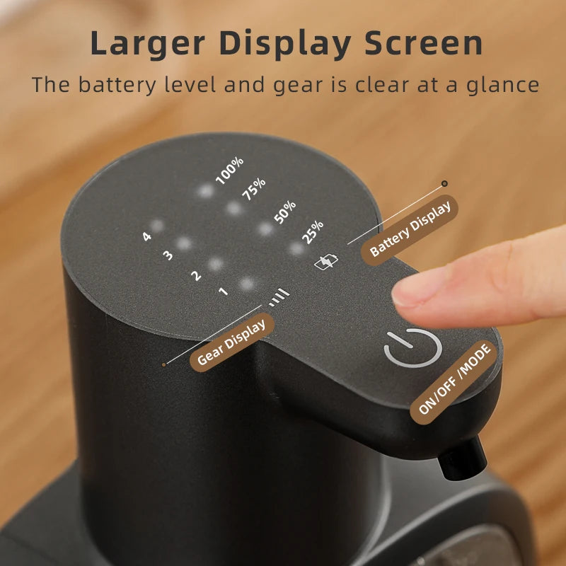 IPX5 waterproof automatic foam soap dispenser for wet environments
