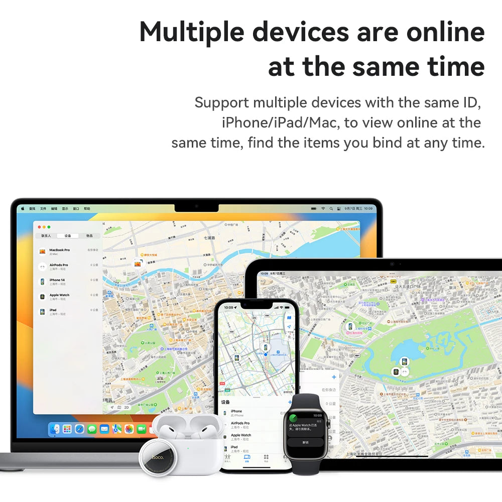 Smart Bluetooth Tracker - GPS Finder for Keys, Wallet, Pets & Bags