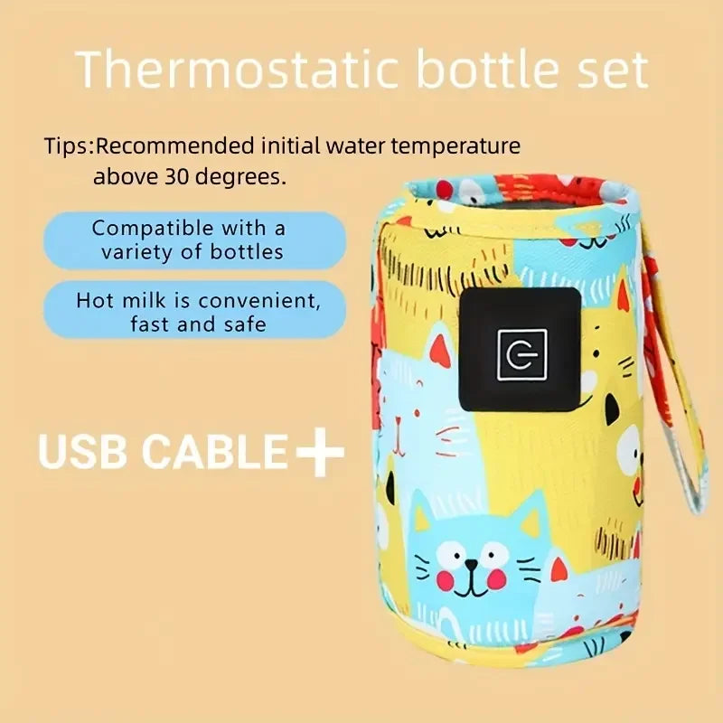 USB baby bottle warmer lightweight travel design
