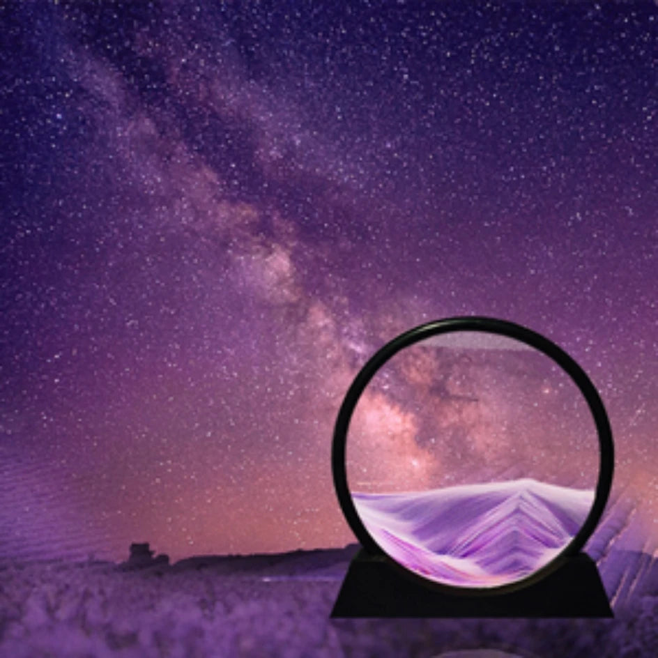 Lumisense sand art picture with ever-changing patterns
