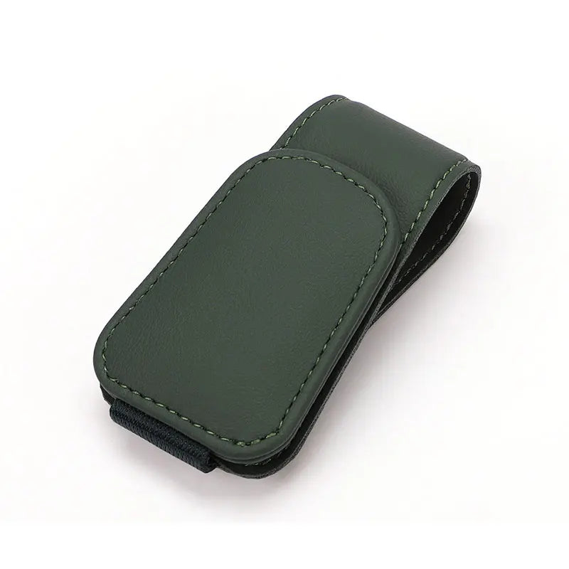 Magnetic clip holder protecting expensive designer eyeglass frames