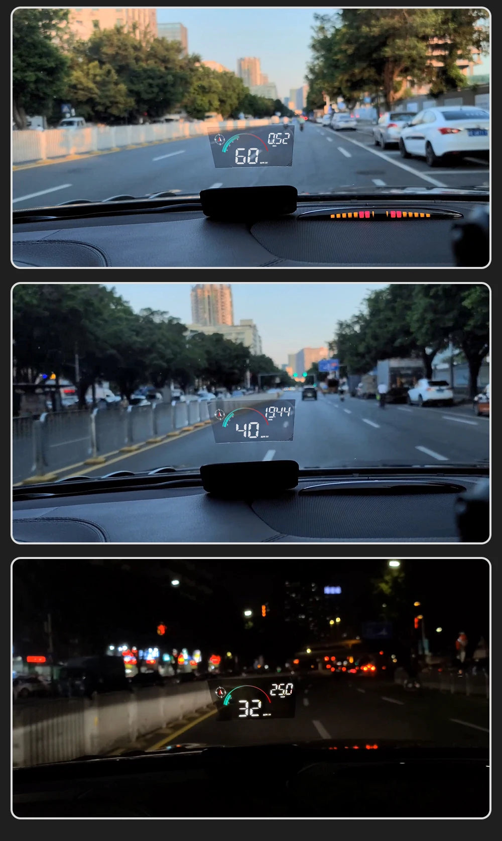GPS Head-Up Display - Universal Digital Speedometer for All Cars