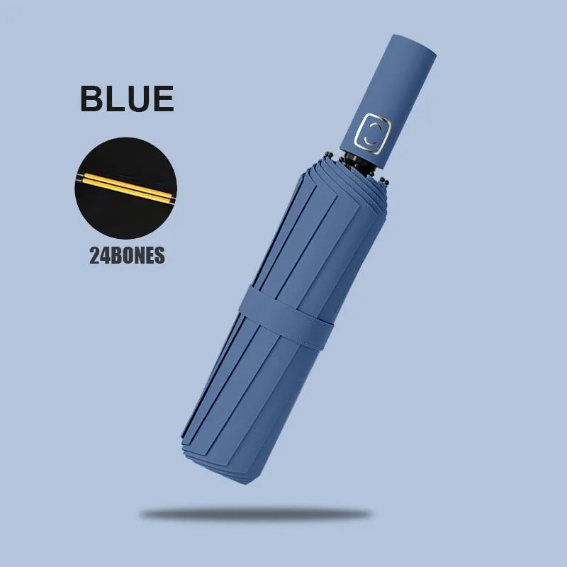 24-rib umbrella frame showing reinforced construction detail