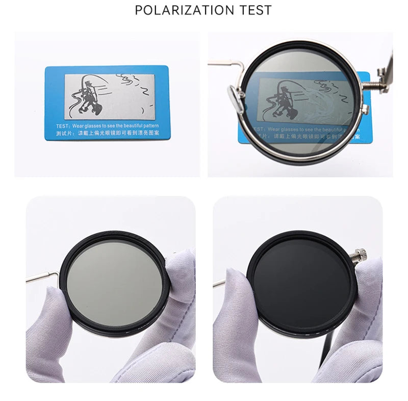 Adjustable dimming sunglasses worn during outdoor sports showing glare elimination

