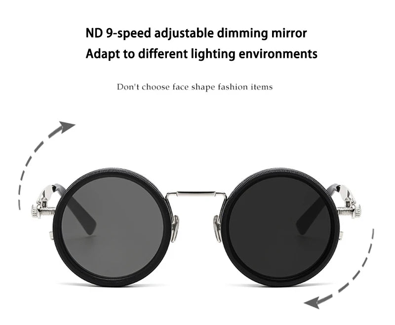 UV400 polarized lenses detail on adjustable dimming sunglasses blocking harmful rays