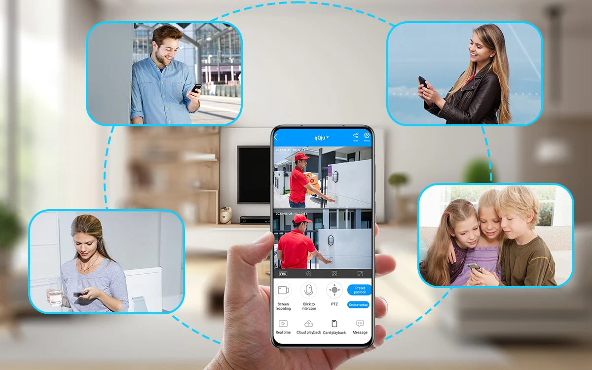 Color night vision security camera showing full color infrared and smart modes
