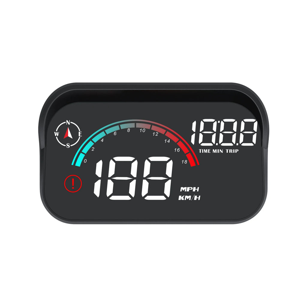 GPS speedometer HUD displaying real-time speed and direction