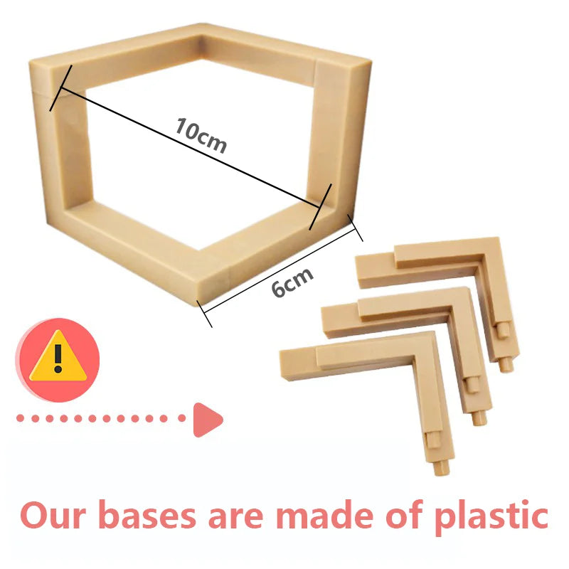 Battery-powered moon lamp with included LR44 batteries
