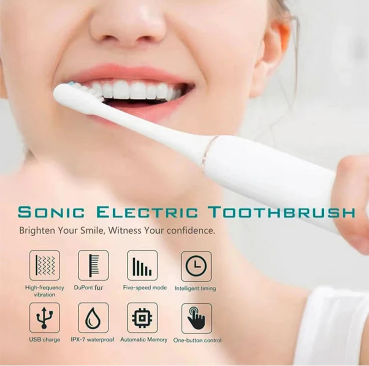 Smart toothbrush with 2-minute timer and zone guidance
