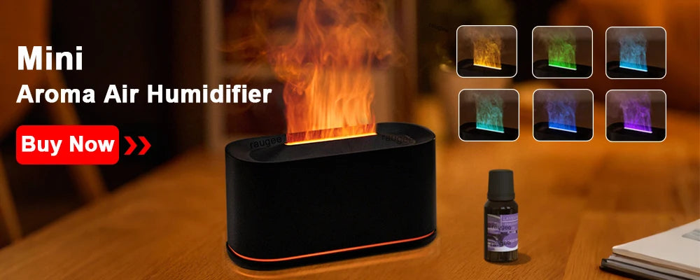 Compact aroma diffuser design perfect for desk or nightstand
