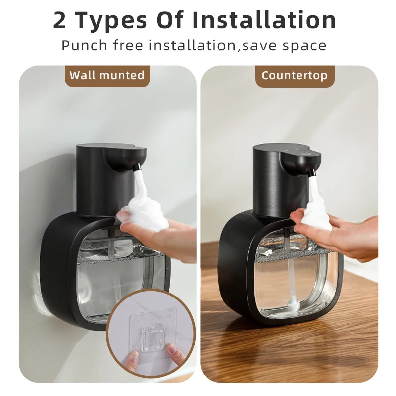Touchless soap dispenser with infrared sensor for hands-free operation
