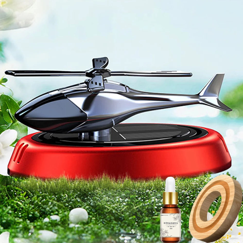 Lumisense auto aroma diffuser with rotating helicopter design
