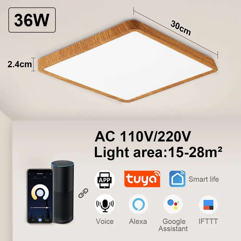 Smart LED Ceiling Light with Alexa & App Control