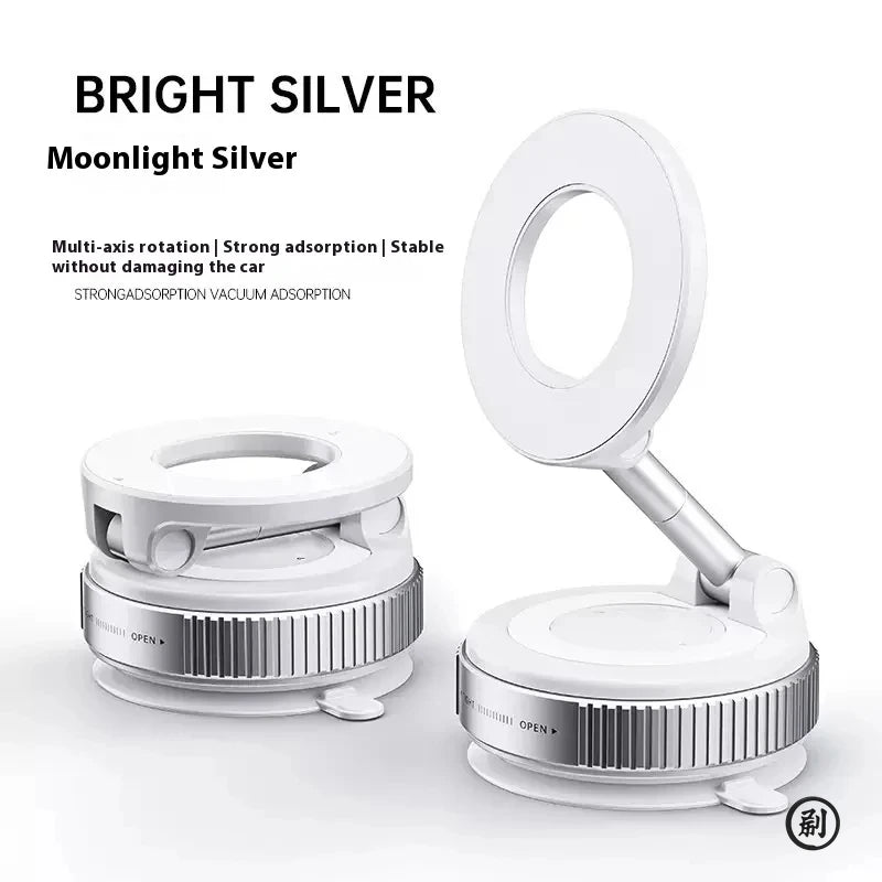 Lumisense phone mount package contents with metal plates and holder
