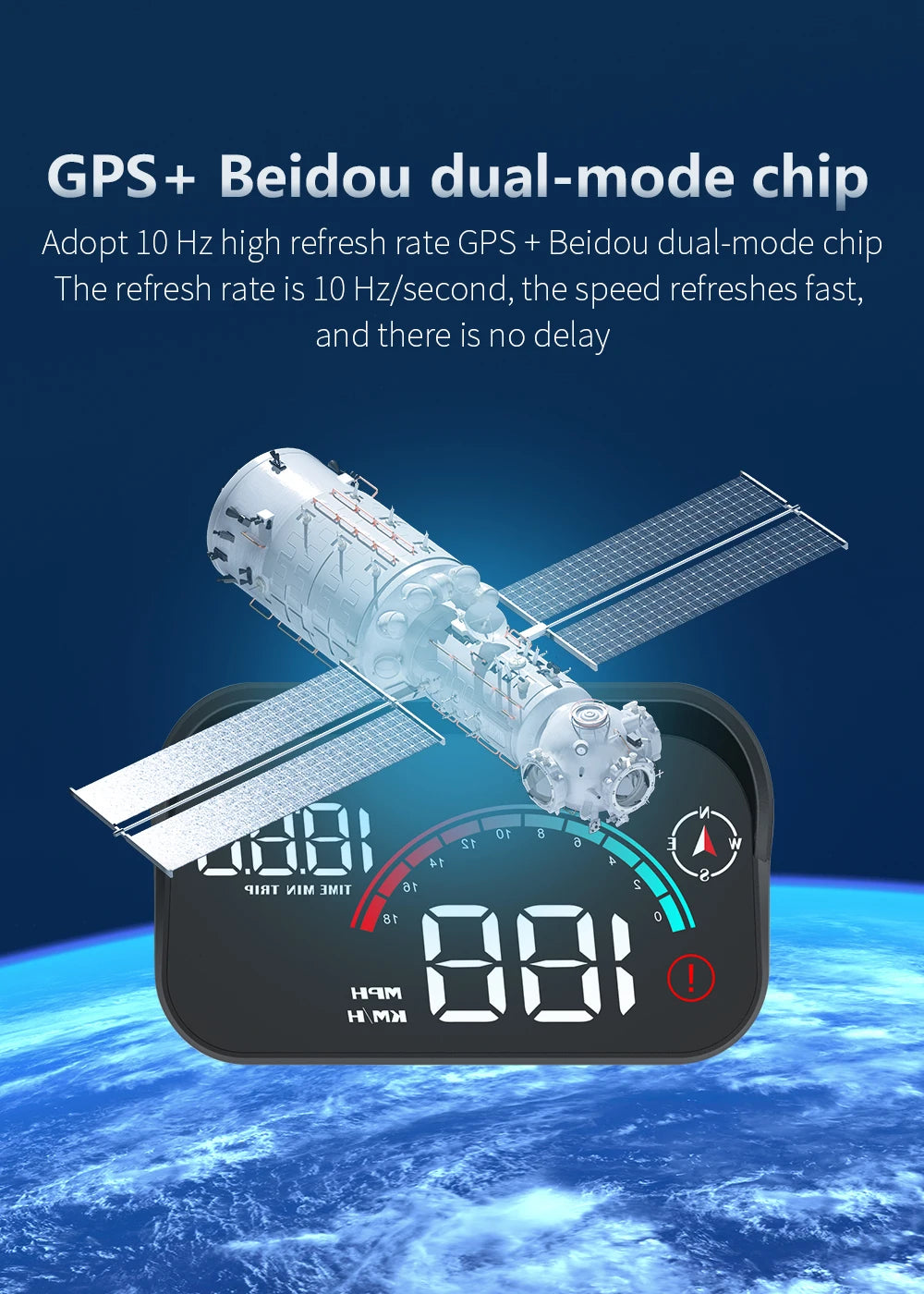 Windshield projection display with reflective film installed