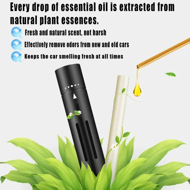 Adjustable dial on car air freshener for fragrance intensity control

