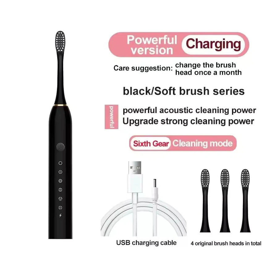 Lumisense electric toothbrush complete package contents
