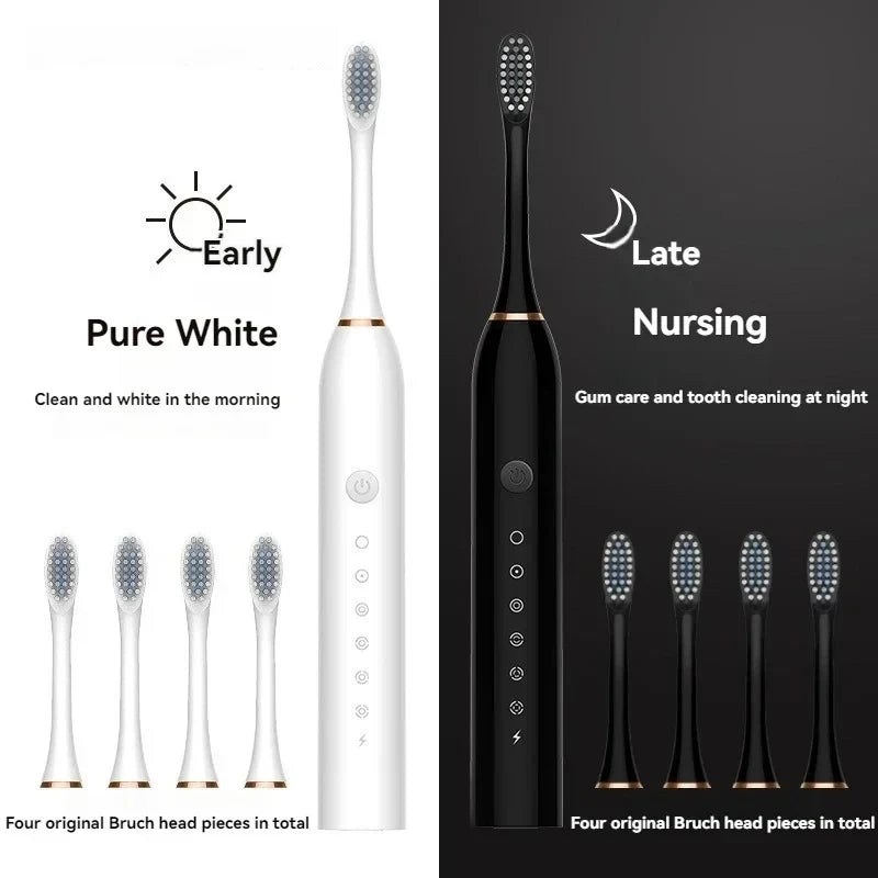 Lumisense ultrasonic electric toothbrush with 6 cleaning modes
