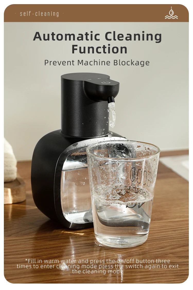 Smart hand washing machine with infrared sensor and wall mount
